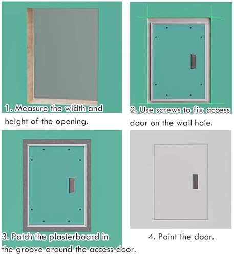 Lockable Maintenance Access Panel Door 24x48 - Fireproof Utility Hatch for Hidden Plumbing, Electrical Inspection, Durable Access Door, Ideal for Home & Commercial Use