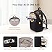 LOVEVOOK Everyday Backpack for Women, Chic Versatile Backpack with Water Bottle Pocket, Lightweight Waterproof Casual Daypack for City Work Commute, College, Travel & Gifts, Black