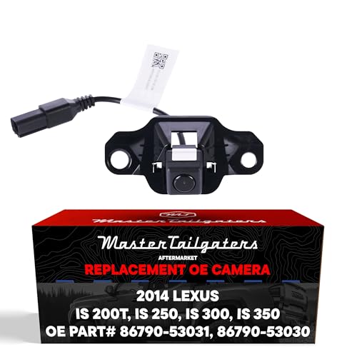 Image of Master Tailgaters Replacement for Lexus is 200t /250 /300 /350 (2014) Backup Camera OE Part # 86790-53031, 86790-53030