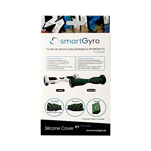 SmartGyro Serie X Cover Camuflaje - Funda para patín eléctrico/Hoverboard, Compatible con SmartGyro (X1, X2 y X3), Color Camuflaje