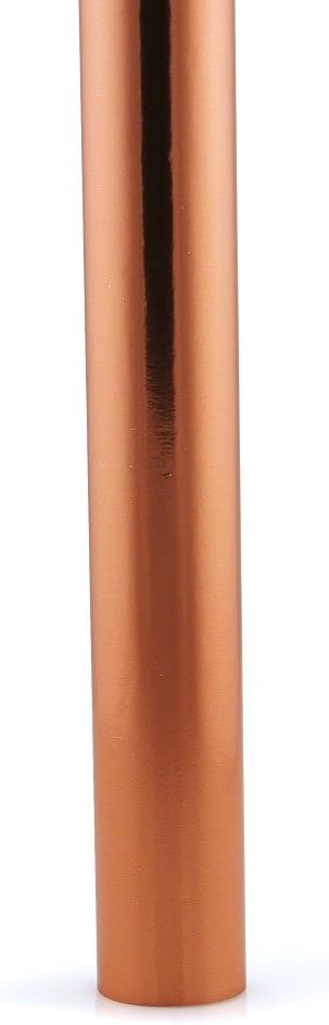 Shiny Metallic Foil Paper Roll – 26" x 25 ft (54 Sq. Ft Total) – Red Copper Wrapping Paper for Arts, Crafts & Christmas Gifts by Hygloss Products