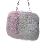 Borsa Pelosetta Borsa Pelosetta in Pelo di Volpe per Donna  Vera Pelle Made in Italy  Colore Bianco