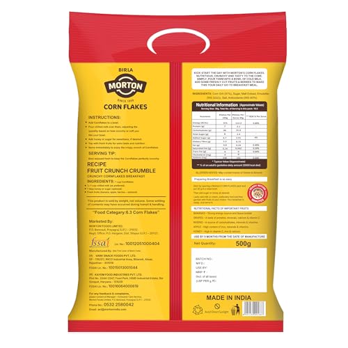 Image of Birla Morton Corn Flakes 500 Gm Pack of 2