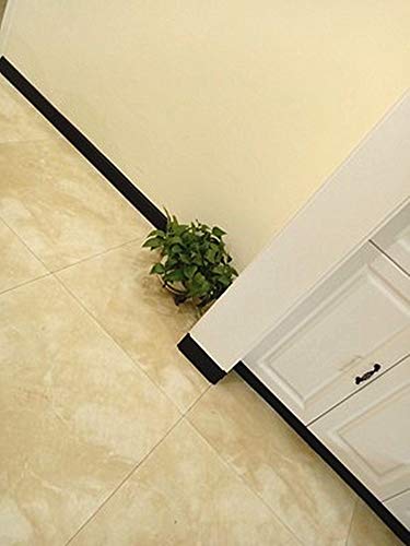 Amao 10M Solid Color Black Wallpaper Border Self Adhesive Peel And Stick Waterproof Easy To Apply Kitchen Bathroom Tiles Stciker #TOP4