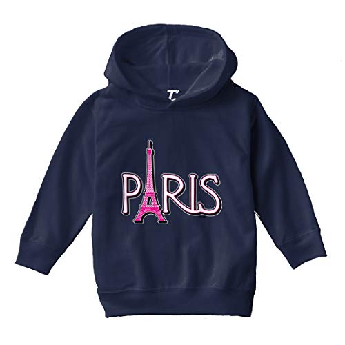 Paris - Eiffel Tower France French Toddler/Youth Fleece Hoodie - Main Image