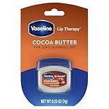 Vaseline Lip Therapy Cocoa Butter, .25 oz (Pack of 8)