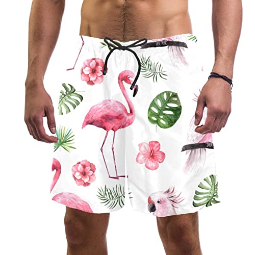 Flamants roses short de plage JDEZ pour des vacances parfaites
