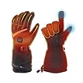 Heated Gloves for Men Women, 5000mAh Rechargeable Electric Battery Heated Gloves, Waterproof Touchscreen Hand Warmer Winter Gloves for Motorcycle, Hunting, Cycling