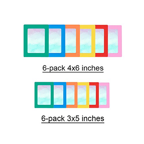 Raxwalker UNKNOWN 12 Magnetic Photo Frames Refrigerator Magnets Holds 4X6 3.5X5 2.5X3.5 Inches Picture thumb #6