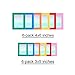 Raxwalker 4x6 Magnetic Picture Frames for Refrigerator, 12-Pack Magnet Photo Frame for Fridge Holds 3.5x5 2.5x3.5 Photos for Home Office School Lock Storage(Colorful)