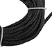 FytStycale Water Ski Rope 23M with Handle Grip Knee Board Wakeboard Surfing Tow Rope for Wakeboarding, Black Rope