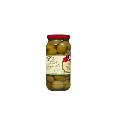 Mezzetta Whole Fancy Colossal Green Olives, 10 Oz