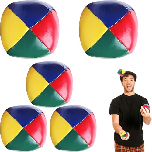 5Pcs Juggling Balls, 5cm, Soft, Easy Grip