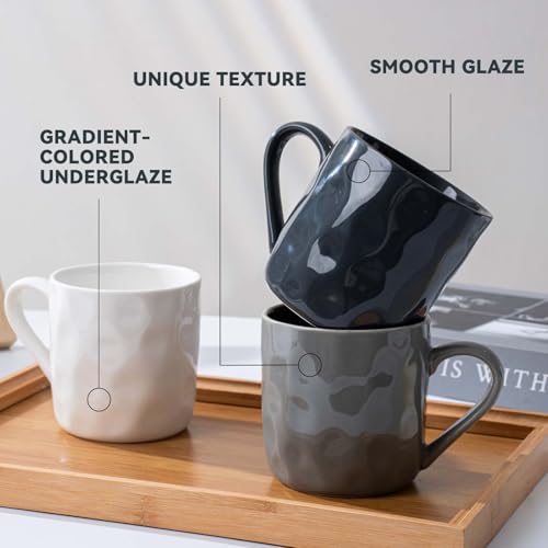 Set de 6 mugs de porcelana 12oz multicolor miniatura 3