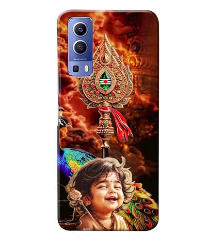 Image of Lord Murugan God Kartikeya Printed Hard Back Case Cover & Compatible for Vivo Y72 5G (Multicolor) - D1804