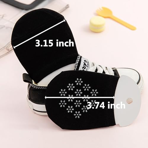 9 Pairs Toe Topper Socks for Women and Girls - Toe Liner Half Seamless No Show Low Cut Socks2