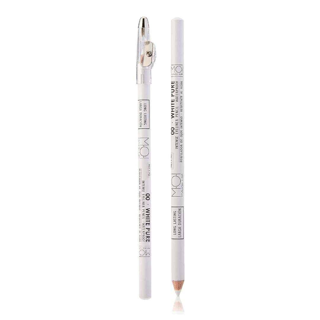 Moi Profesional Pack 36 Portamatite Bianco Uso Perfilatore Occhi O per Marcaggio Pelle Esp. Laser 00·White Pure - Lunghezza con temperamatite M·O·I Professional 1900 g