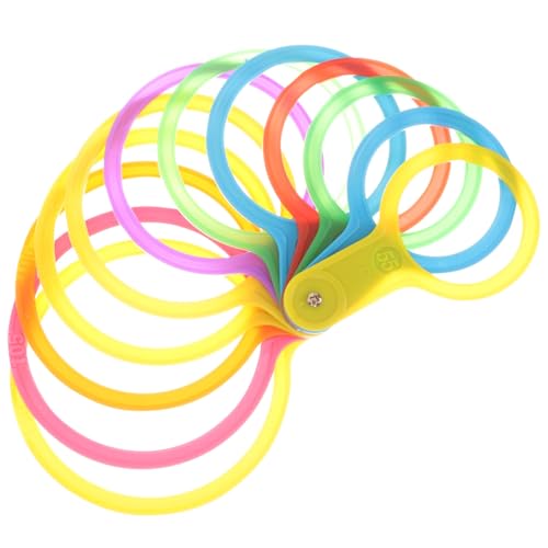 EXQUIMEUBLE プラスチック製果実径測定ラップ 対応 柑橘類 リンゴ 桃用 直径測定ツール 級作業向け フルーツグレーディングゲージ