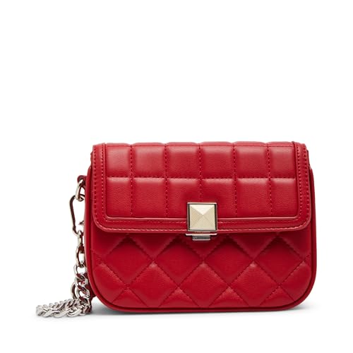 Steve Madden Carla Mixed Quilt Flap Crossbody