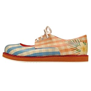 DOGO dames pency mary jane flat, multicolor, 36 EU