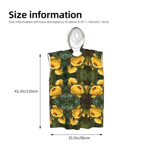 Poncho à capuche léger en microfibre absorbante pour adulte - 4