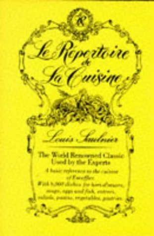 Le Repertoire de la Cuisine by Louis Saulnier H... B015YMJSMO Book Cover