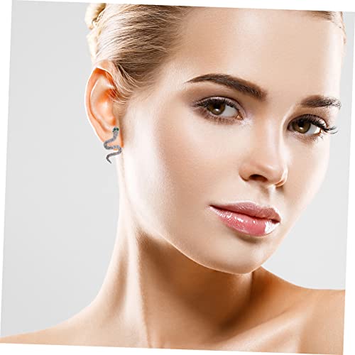 Manchette d'oreille serpent ajustable pour un style punk sans douleur - 3