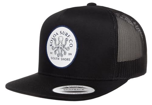Koloa Surf Company South Shore Octopus Trucker Hat-OS-Black