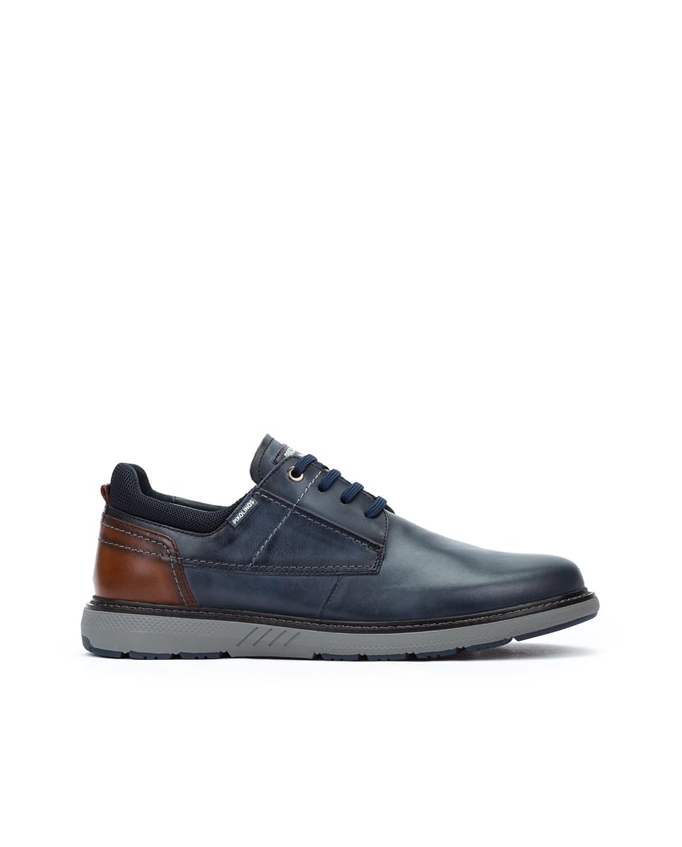 Pikolinos Zapatos Cordones en Cuero Bilbao para Hombre en Color Azul