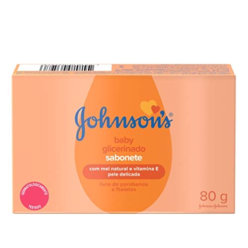 Johnsons Baby Sabonete De Glicerina Em Barra, 80g