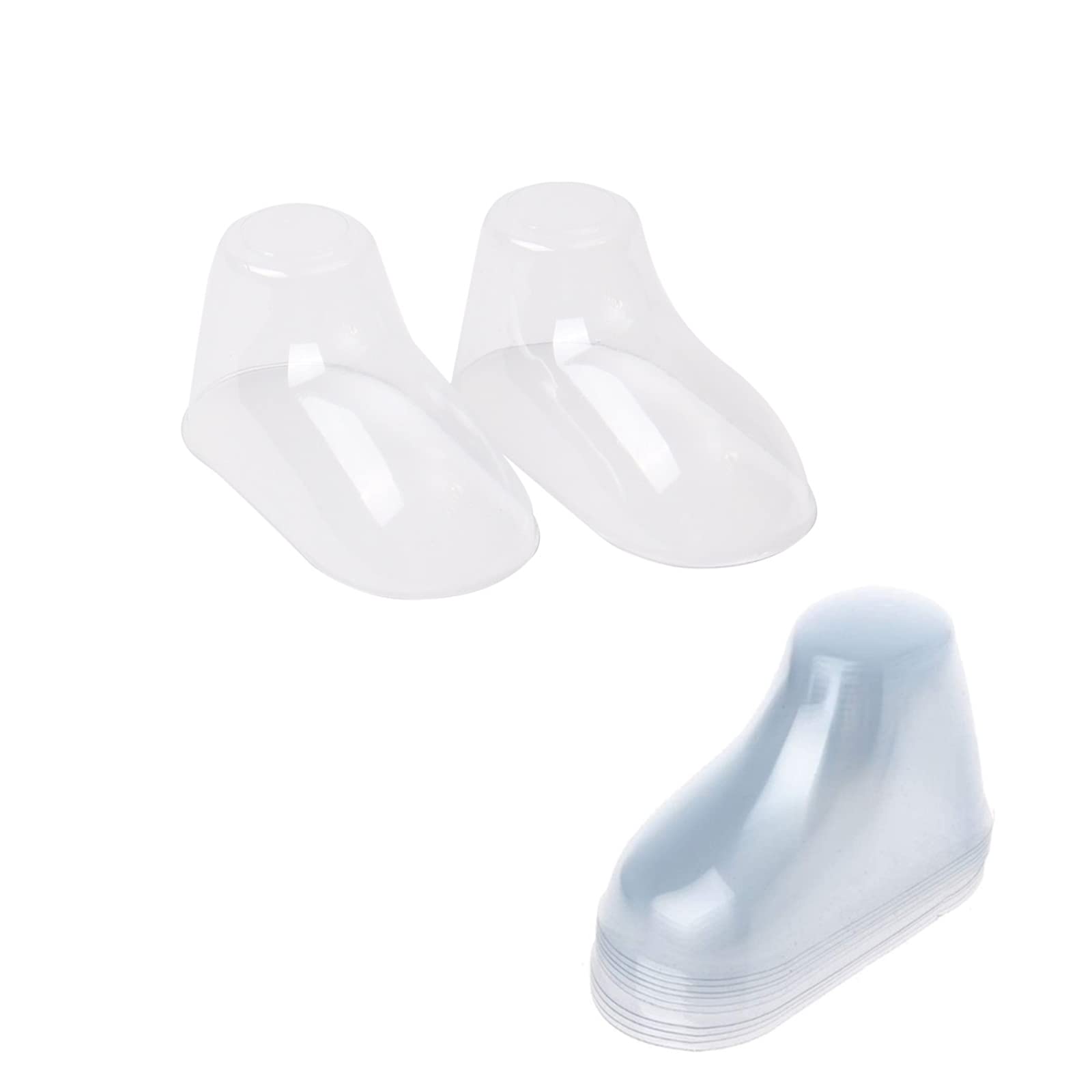 100Pcs Plastic Foot Model Tools for Baby Booties Shoes Display, Kid Socks Supports Shape Stand Holder Showcase for Store and Home Use (9.5cm)
