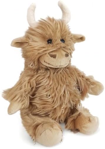 MON AMI Mac The Highland Cow Stuffed Animal – 12 Inches Soft Plush Cow | Farm Animal Plush Toy for All Ages | Cute Nursery Décor, Playtime Companion & Gifts for Kids - Image 9