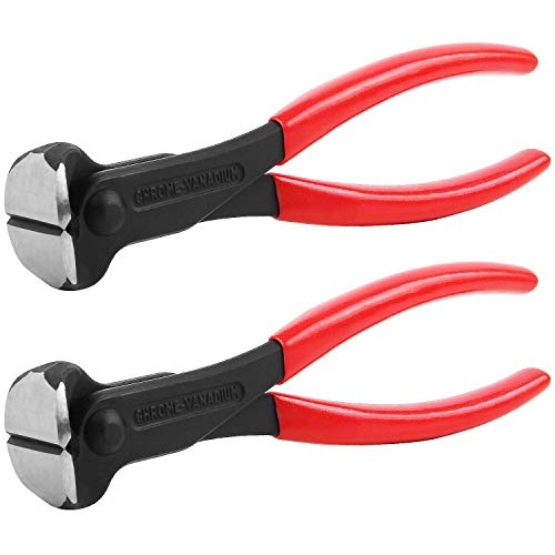 2 pcs 7-Inch Nail Puller, Cutting Pliers, Nail Puller Pliers, End Cutting Pliers, Jewelry Wire Cutter Tools End Nipper Cutting Pliers