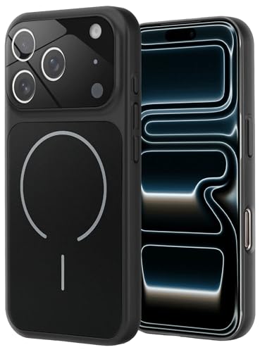 Image of SHINESTAR iPhone 17 Pro Case - Premium Shockproof Protective Cover, Wireless Charging Compatible, Slim & Durable Luxury Back Cover with Camera Protection (Black)
