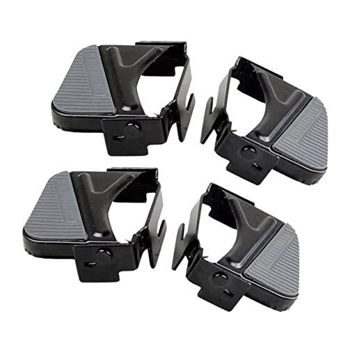 LAPYAPPE 2Sets Sturdy Carbon Steel Stunt Pedal Pegs for Mountain Bikes of and Wear Resistant Foot Rest Accessories Black for Cycling Enthusiasts