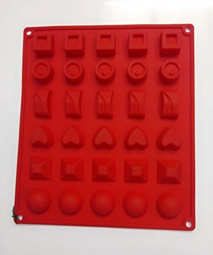 ZONTOM Silicone All in ONE Exotic Design Chocolate MOLDS (30 Cavities)