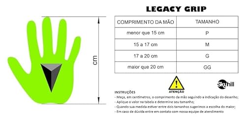 Hand Grip Legacy Neoprene Colorido Skyhill Cross Training (M, Citrus Neon)