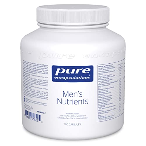 Pure Encapsulations Men's Nutrients - Multivitamin Mineral Supplement to Support Energy, Endurance & Stamina in Men Over 40* - With Vitamin D, Vitamin C & Trace Minerals - 180 Capsules