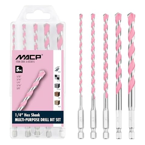 MACP Pink Multi-Purpose Carbide Drill Bit Set Cover