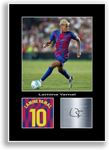 LJW Prints Lamine Yamal - Póster de jugador de fútbol