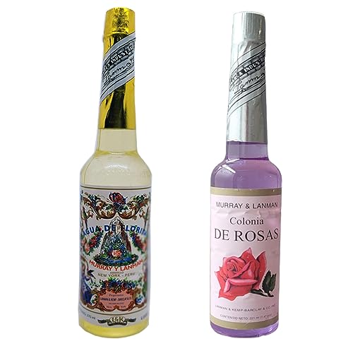 Pack de 1 Agua de Rosas + 1 Agua Florida Peruana | Set de Fragancias de Agua de Rosas y Florida del Perú cada una de 221 ml y 270 ml | Experiencia Aromática Doble