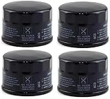 MIAOSENXIN (4pack)16510-87J00 Engine Oil Filter Compatible With Suzuki Boat DF 25 30 40 50 60 70