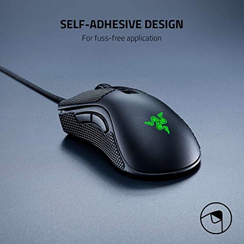 Mouse Grip Tape - Grip Tape DeathAdder V2 Mini (Nastro antiscivolo, Autoadesivo, Pre-tagliato) Nero - Mouse gaming - Immagine 3