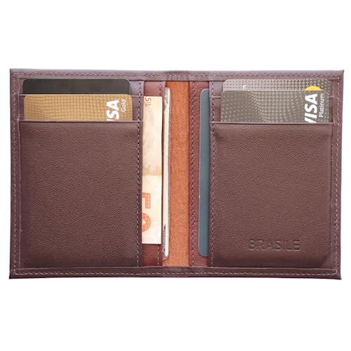 Carteira Masculina Slim Porta Cartões Cédulas (Marrom)