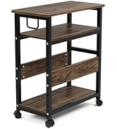 Amazon.co.jp: DEWEL パソコンワゴン PCワゴン CPUワゴン キャスター