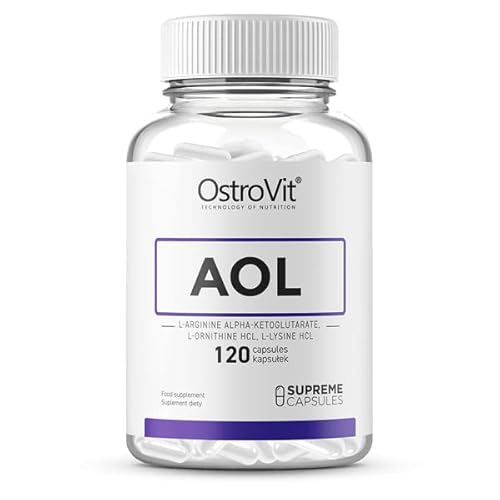 AOL 1000mg L-arginine L-ornithine L-lysine - 120 Capsules - OstroVit Cover