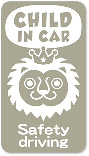 imoninn CHILD in car �X�e�b�J�[ �y�}�O�l�b�g�^�C�v�z No.54 ���C�I������ �i�O���[�F�j