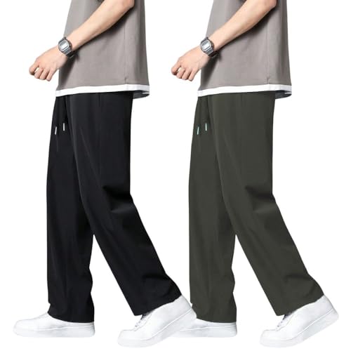 Image of GRECIILOOKS Men's Baggy Track Pants | Oversized Loose Fit Joggers for Men | Comfortable Streetwear & Gym Wear Lower | Casual Stylish Track Pant