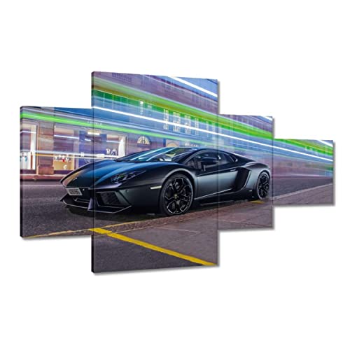 Tableau moderne voiture de sport déco murale 130x80