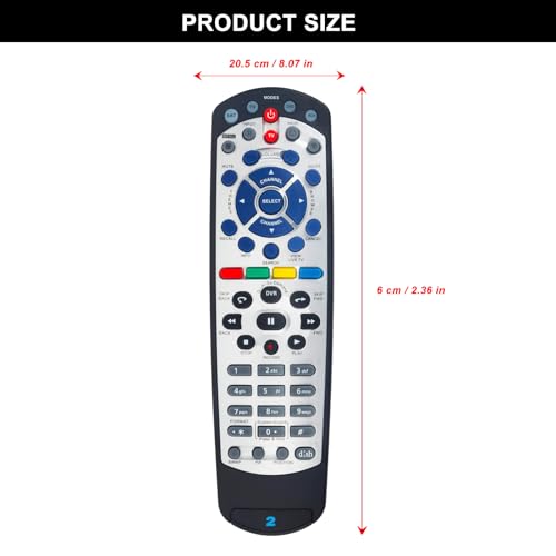 Télécommande de rechange IR UHF durable pour boîtier satellite Dish 21.1 - 3